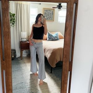 Express 100% linen low rise pants